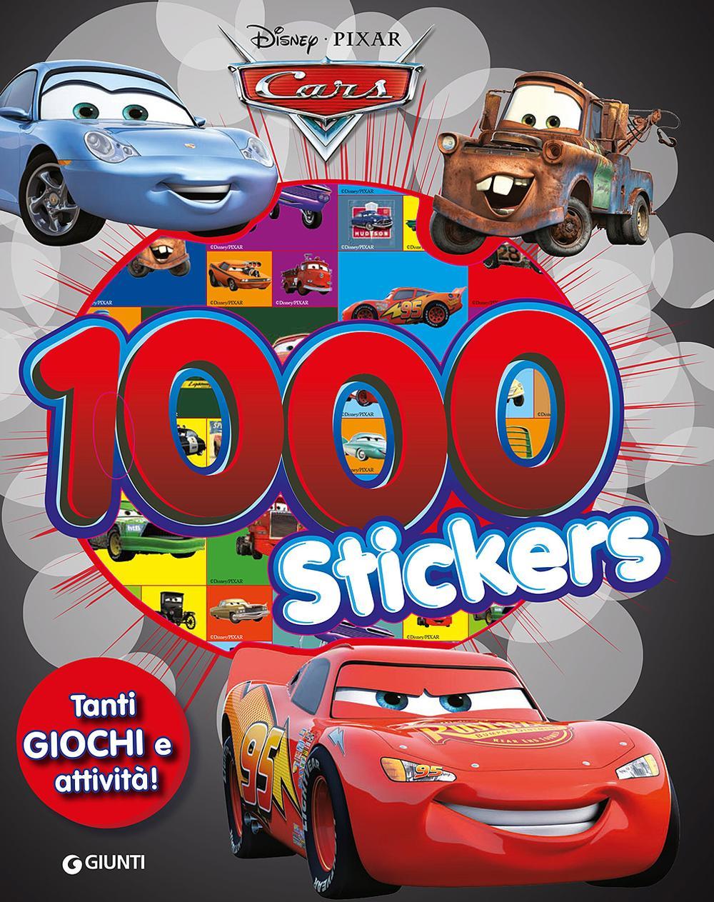 Cars. 1000 stickers. Con adesivi