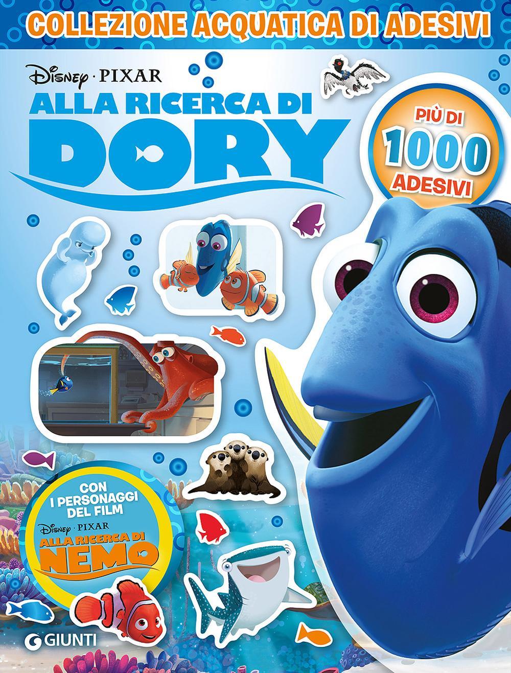 Collezione acquatica di adesivi. Alla ricerca di Dory. Più di 1000 adesivi. Con adesivi