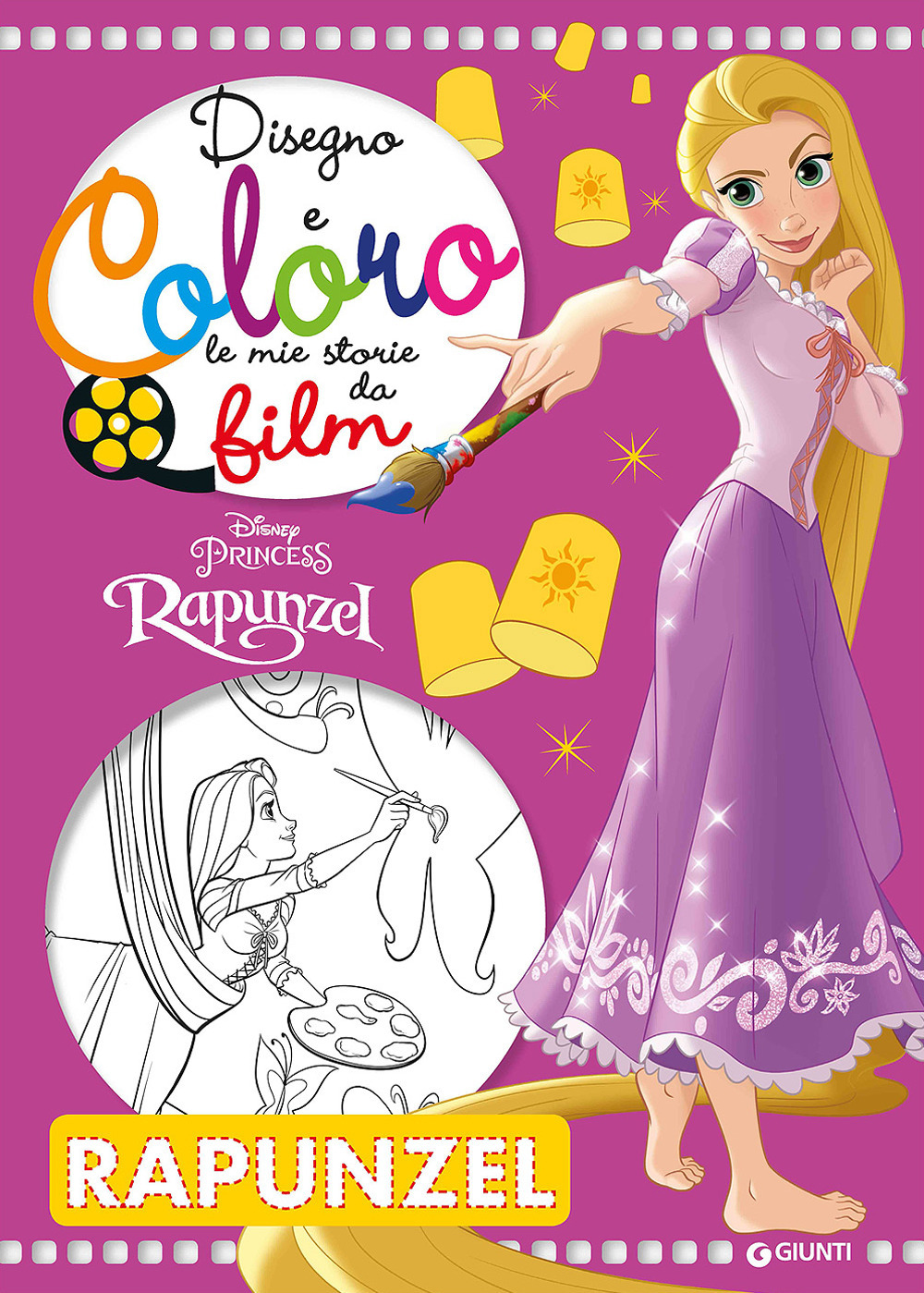 Rapunzel. Disegno e coloro le mie storie da film