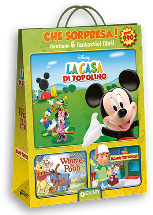 La casa di Topolino. Winnie the Pooh-Manny tuttofare. Shopper