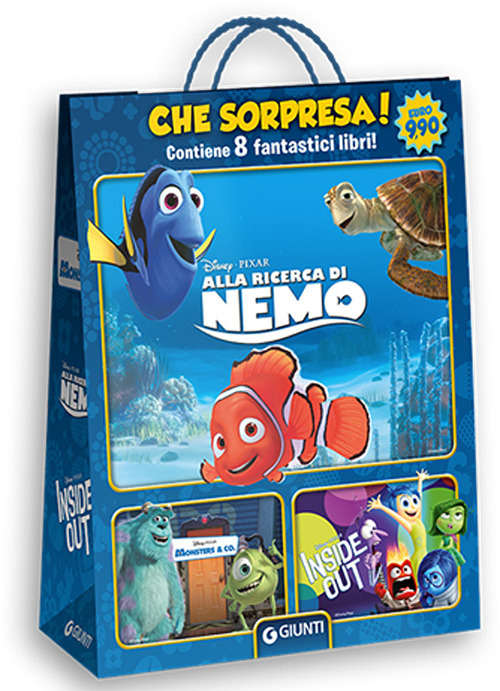 Disney Pixar. Alla ricerca di Nemo-Monsters & Co.-Inside out shopper