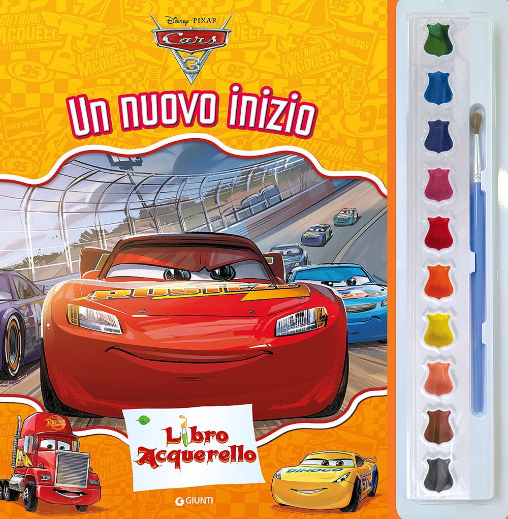 Cars 3. Un nuovo inizio. Libro acquerello
