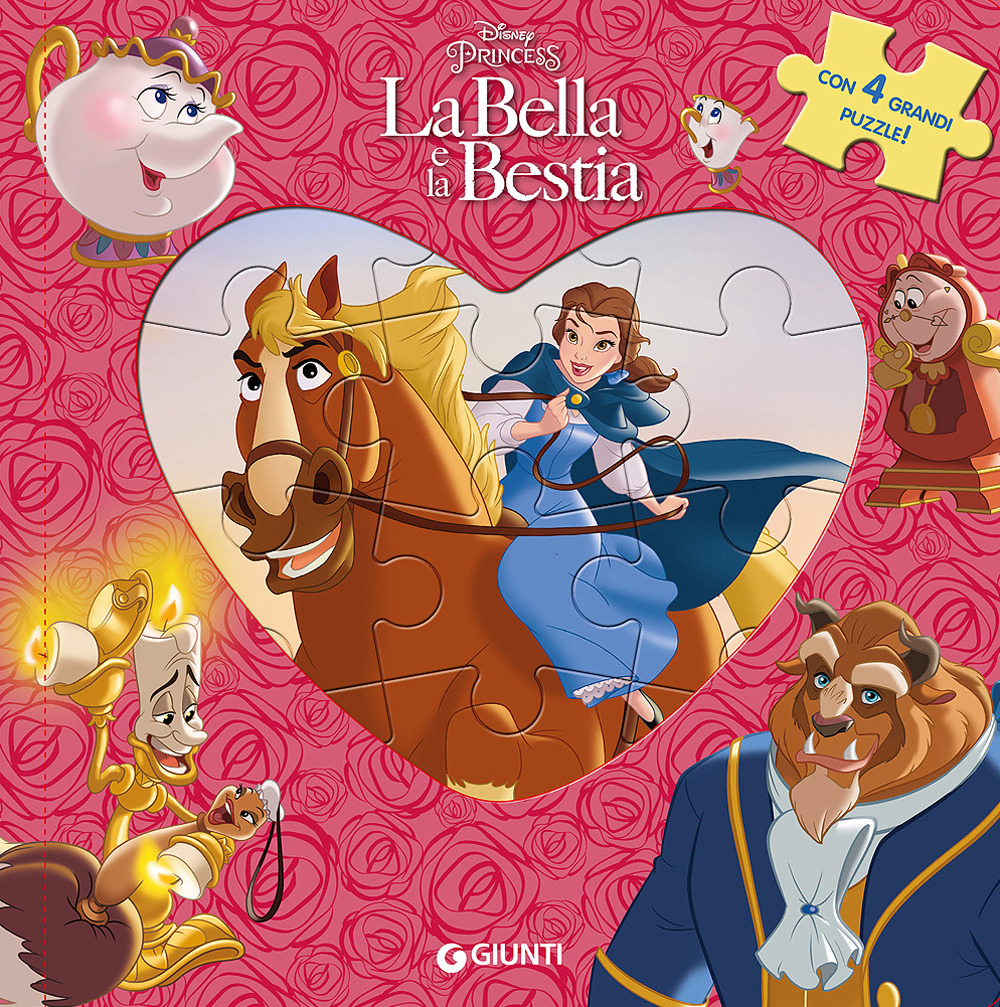 La Bella e la Bestia. Libro puzzle