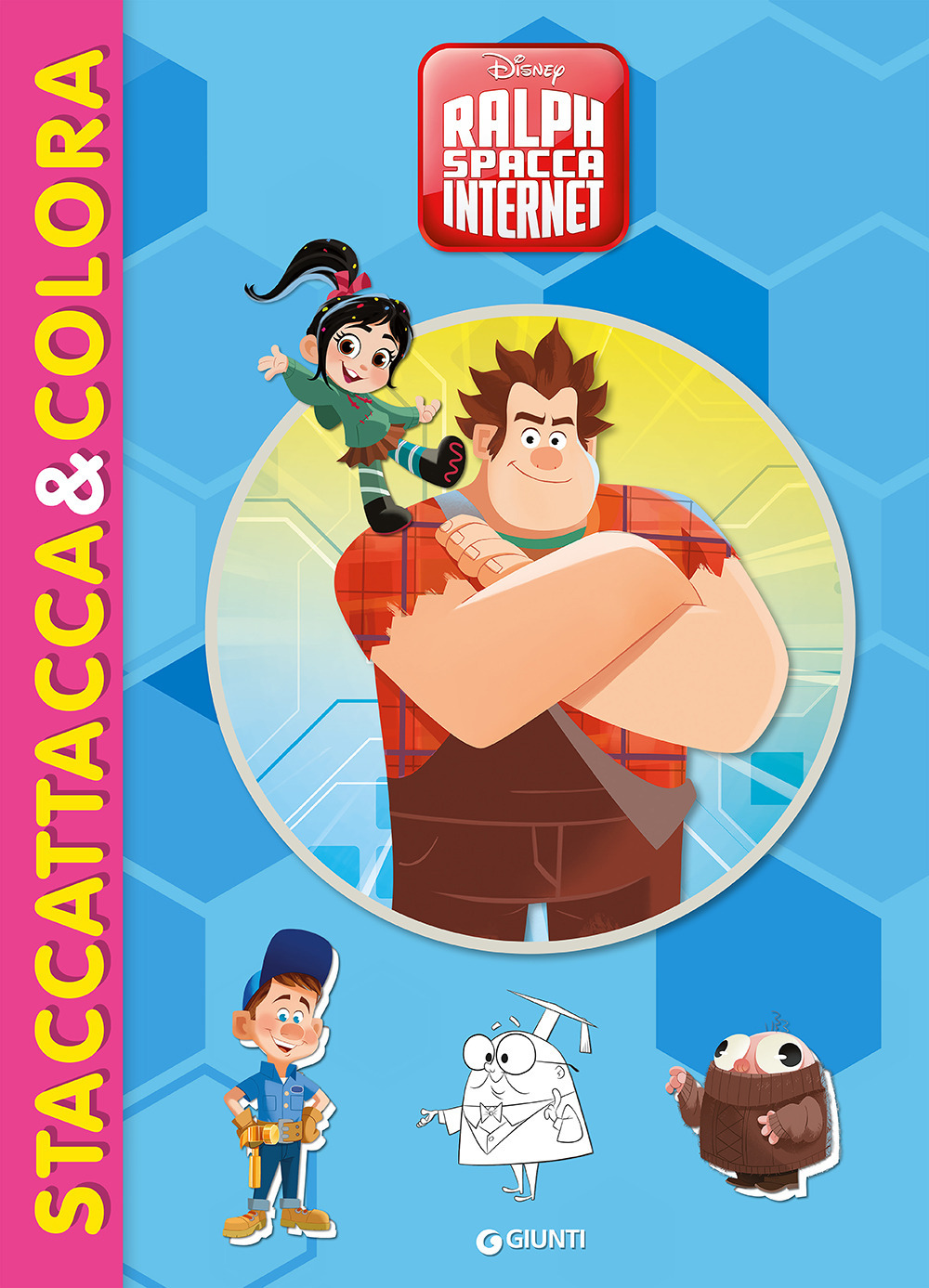 Ralph Spacca Internet. Staccattacca&colora. Con adesivi