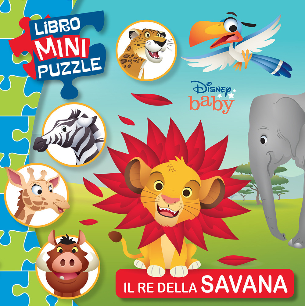 Il re della savana. Disney baby. Libro mini puzzle