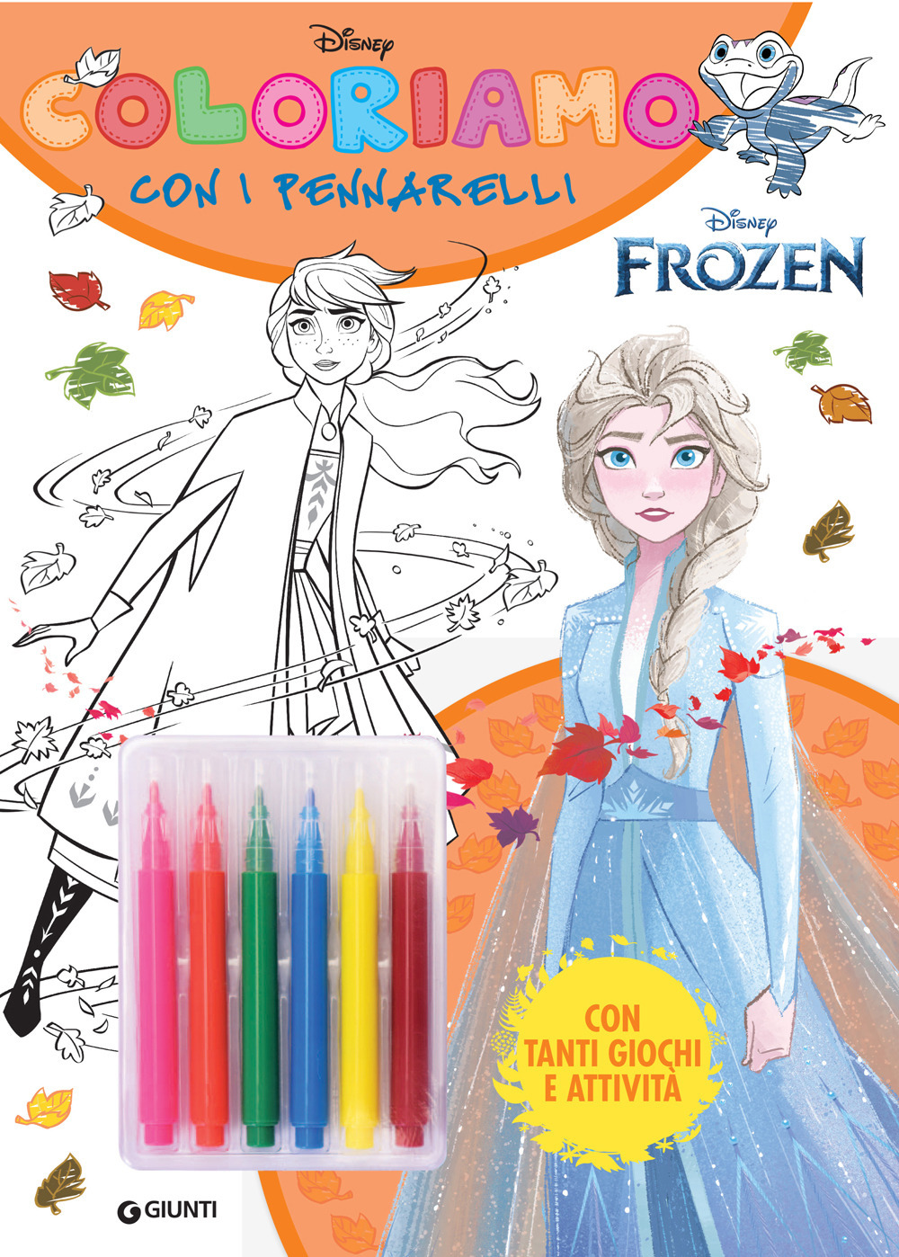 Frozen. Coloriamo con i pennarelli. Super album