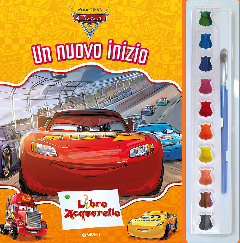 Cars 3. Un nuovo inizio. Libro acquerello