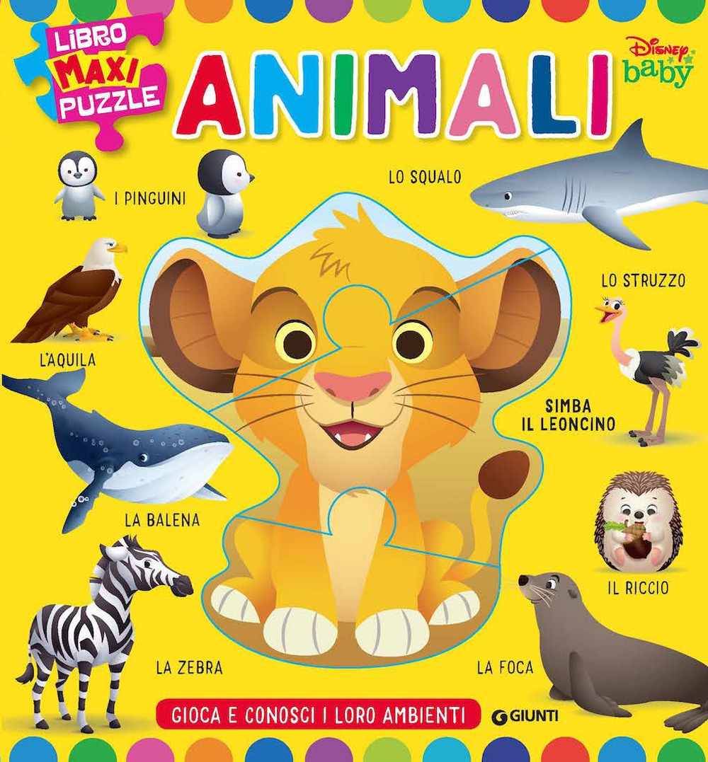Animali. Libro maxi puzzle