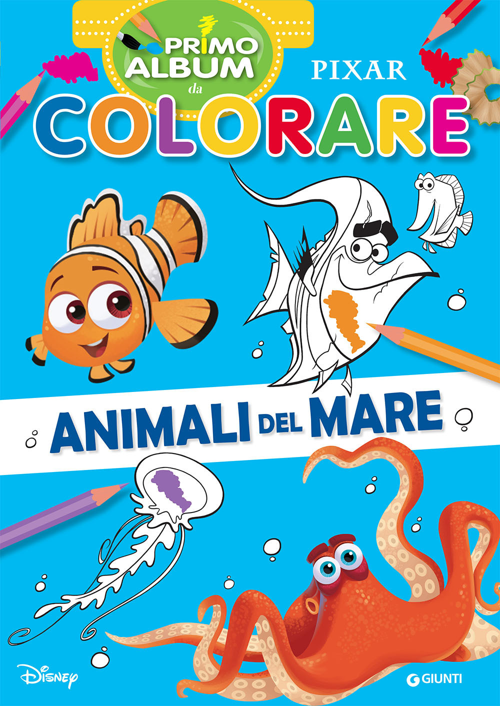 Animali del mare. Pixar. Primo album da colorare