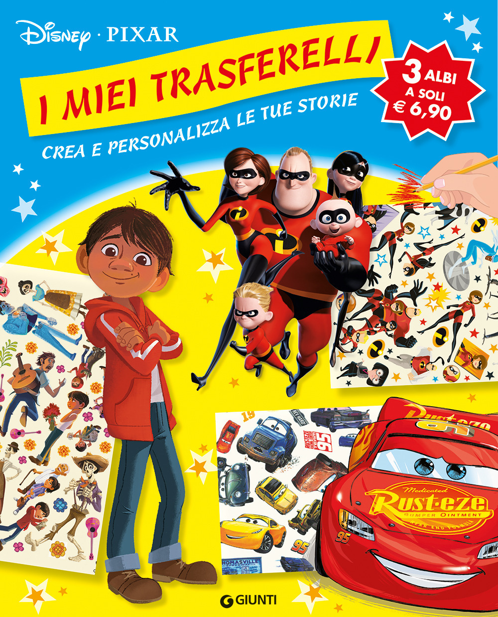 I miei trasferelli. Disney Pixar. Crea e personalizza le tue storie