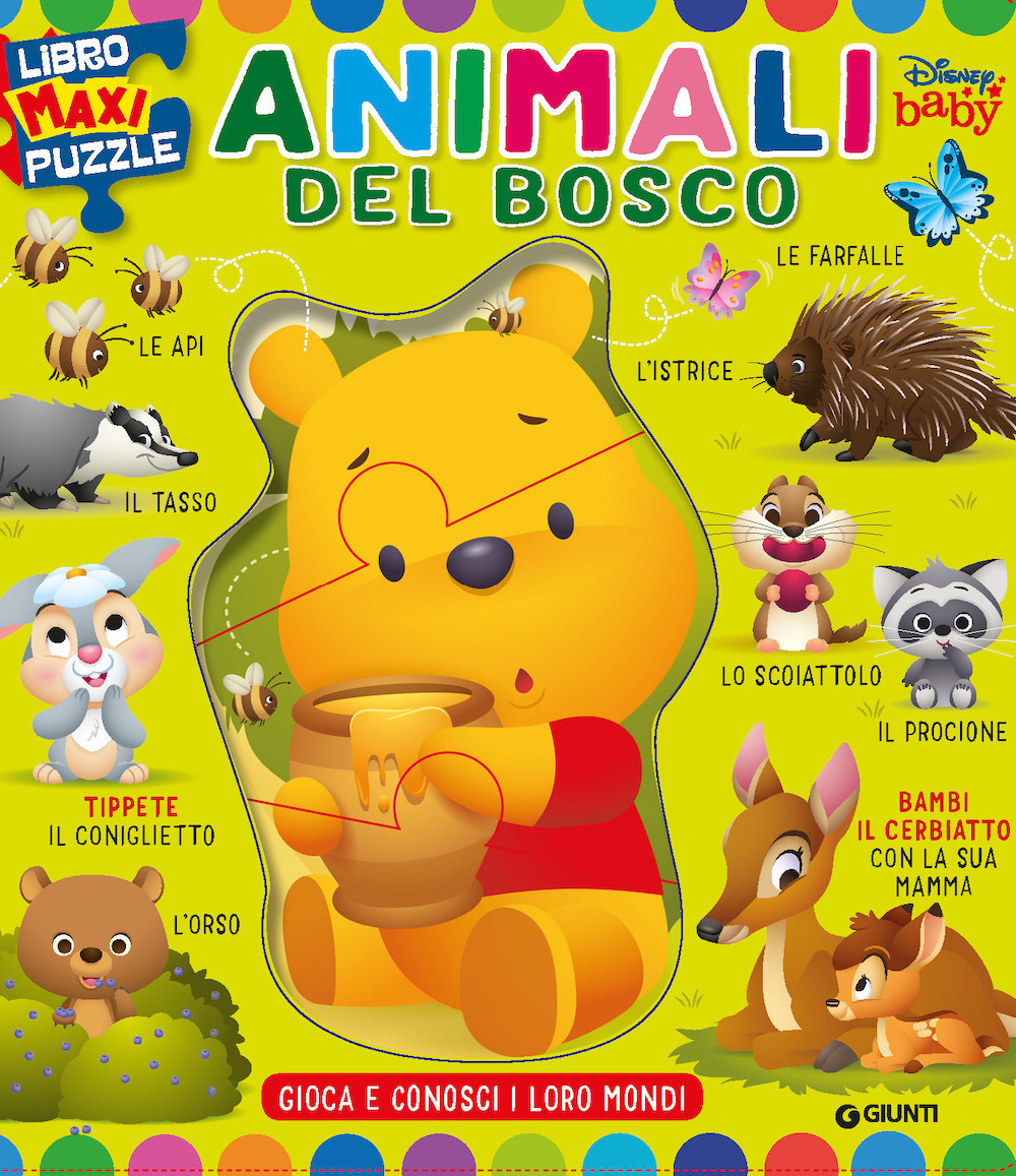 Animali del bosco. Libro maxi puzzle