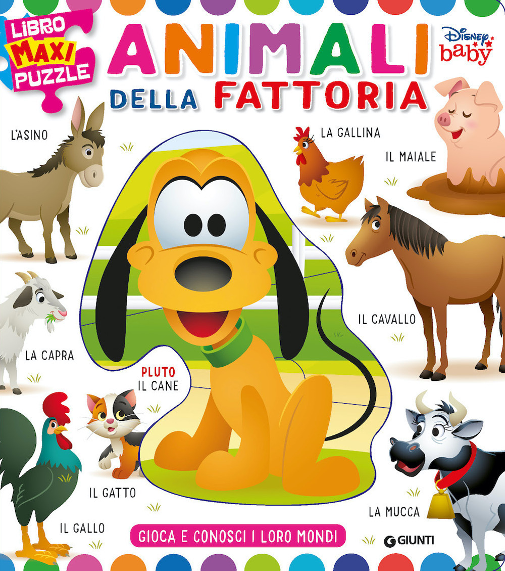 Animali della fattoria. Libro maxi puzzle