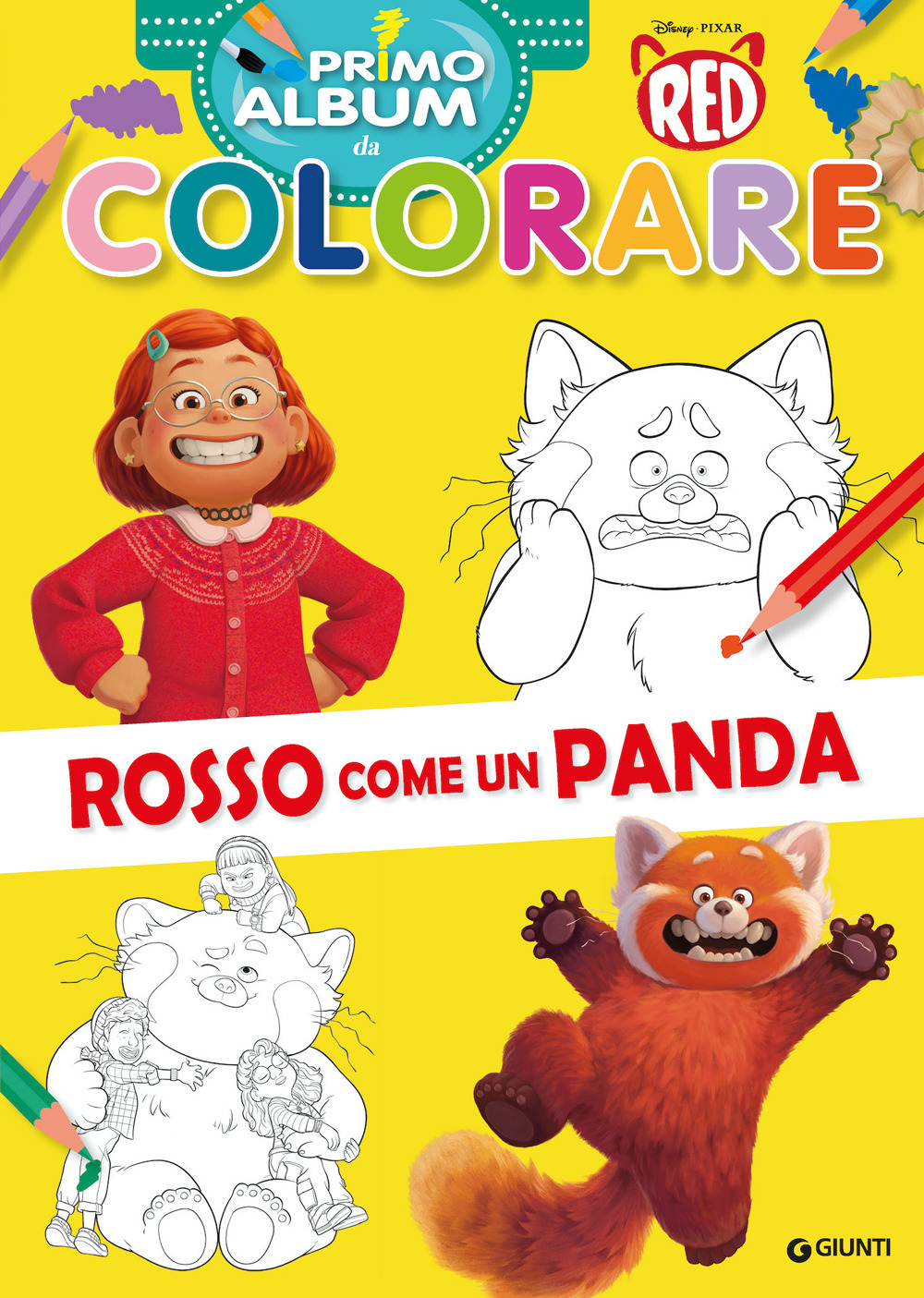 Rosso come un panda. Red. Primo album da colorare