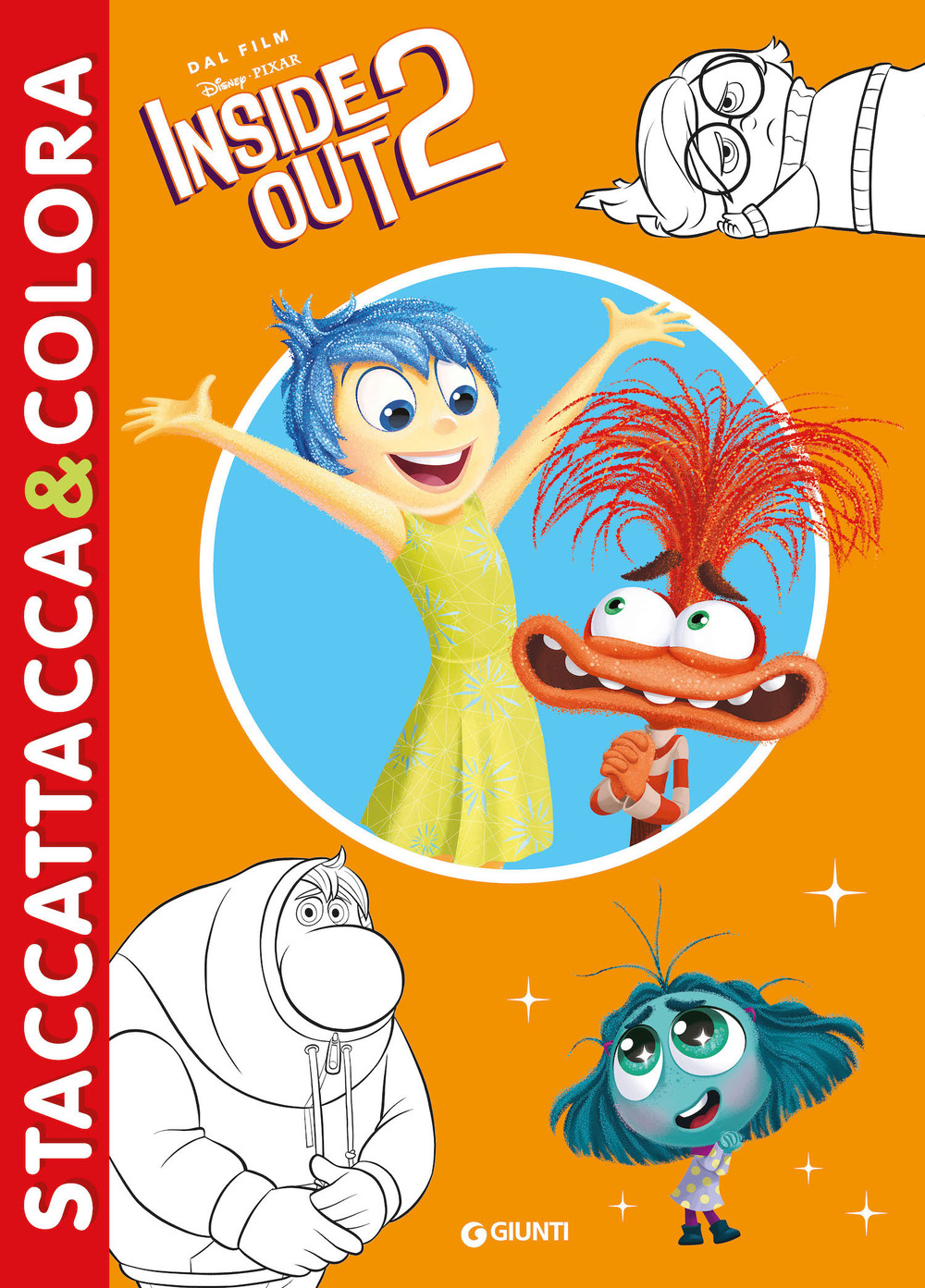 Inside Out 2. Staccattacca & colora. Con adesivi
