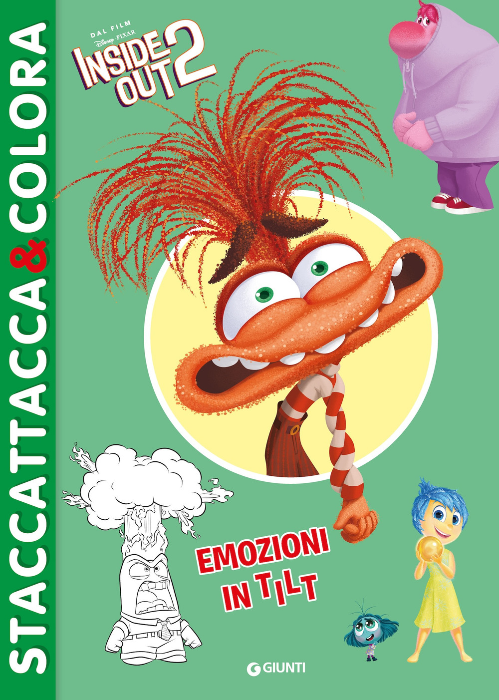 Emozioni in tilt. Inside Out 2. Staccattacca&colora. Con adesivi