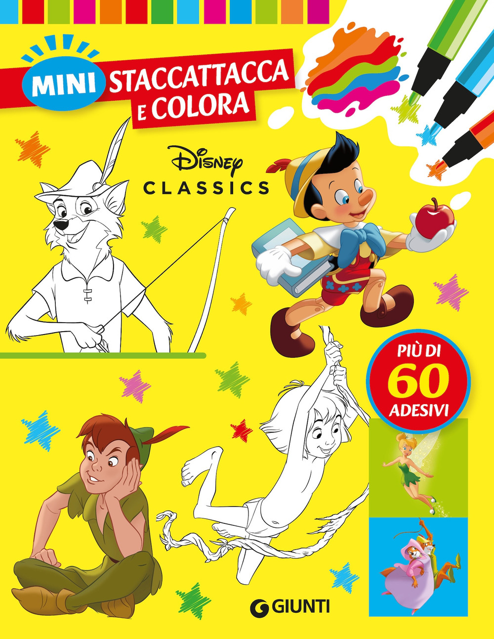 Disney classics. Mini staccattacca & colora. Con adesivi