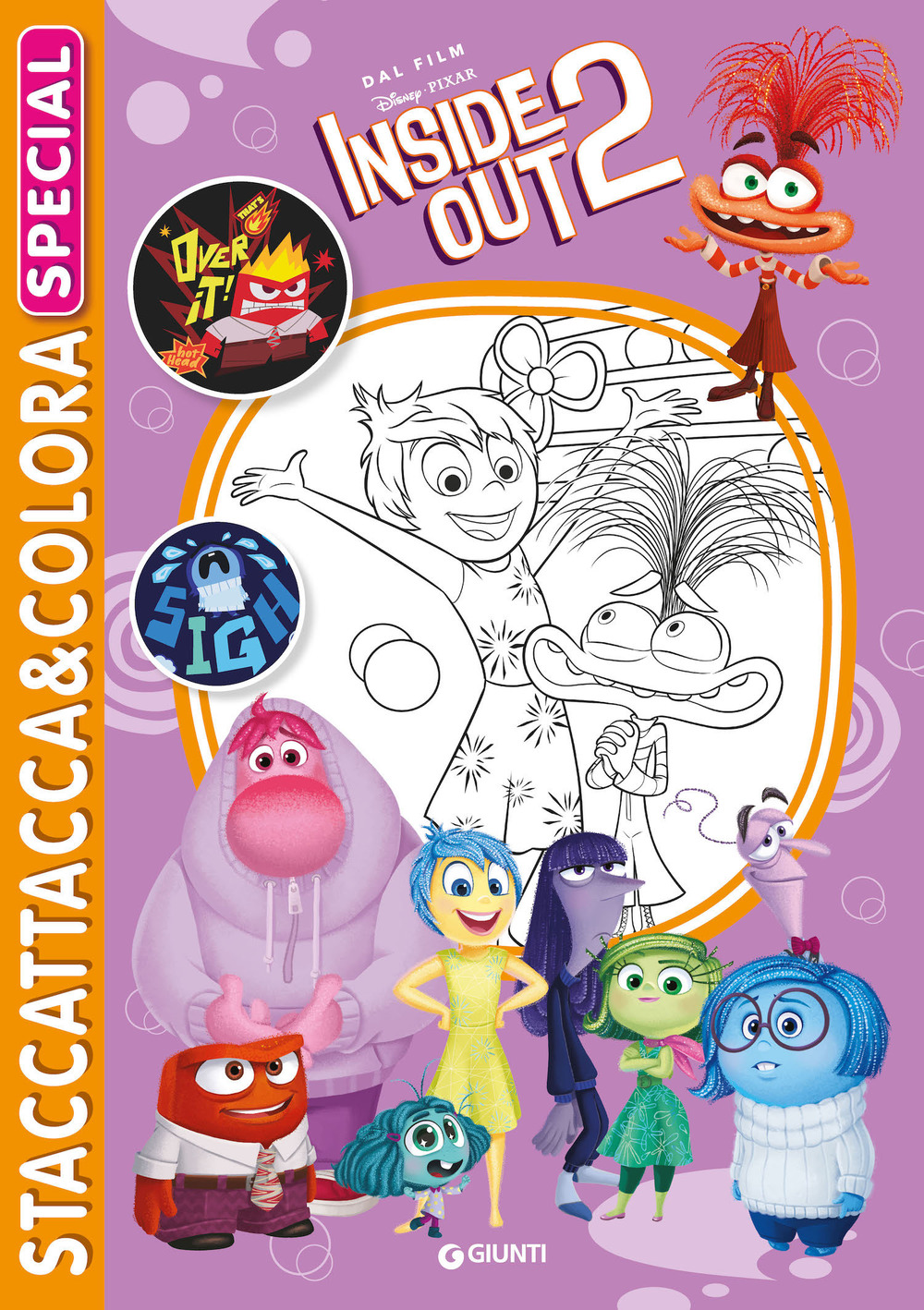 Inside out 2. Staccattacca&colora special. Con adesivi
