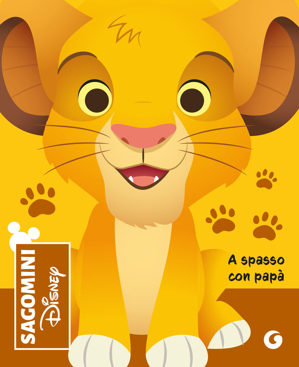A spasso con papà. Il re leone. Sagomini
