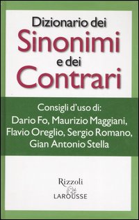 Dizionario dei sinonimi e contrari