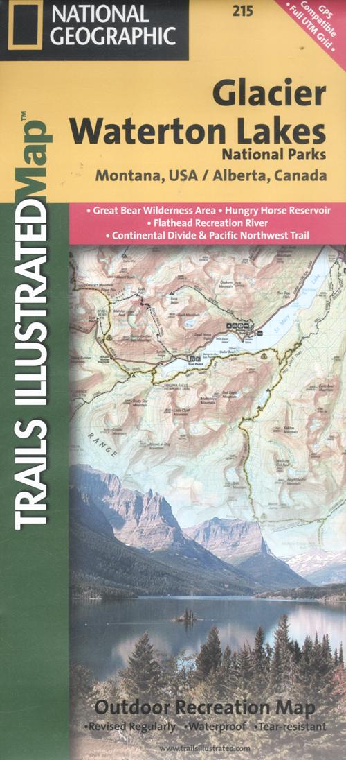 Glacier Waterton Lakes National Park. Montana