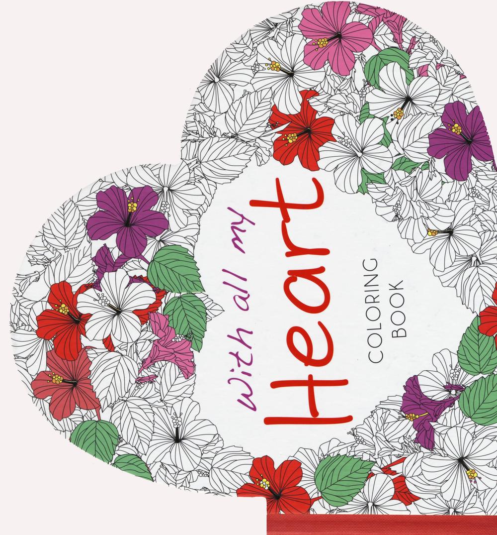 With all my heart. Coloring book
