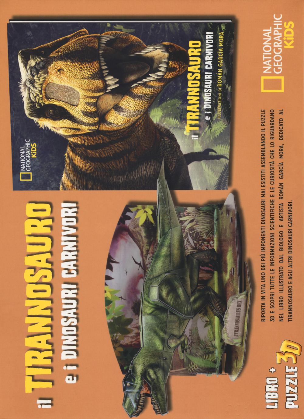 Il tirannosauro e i dinosauri carnivori. Dinosauri 3D