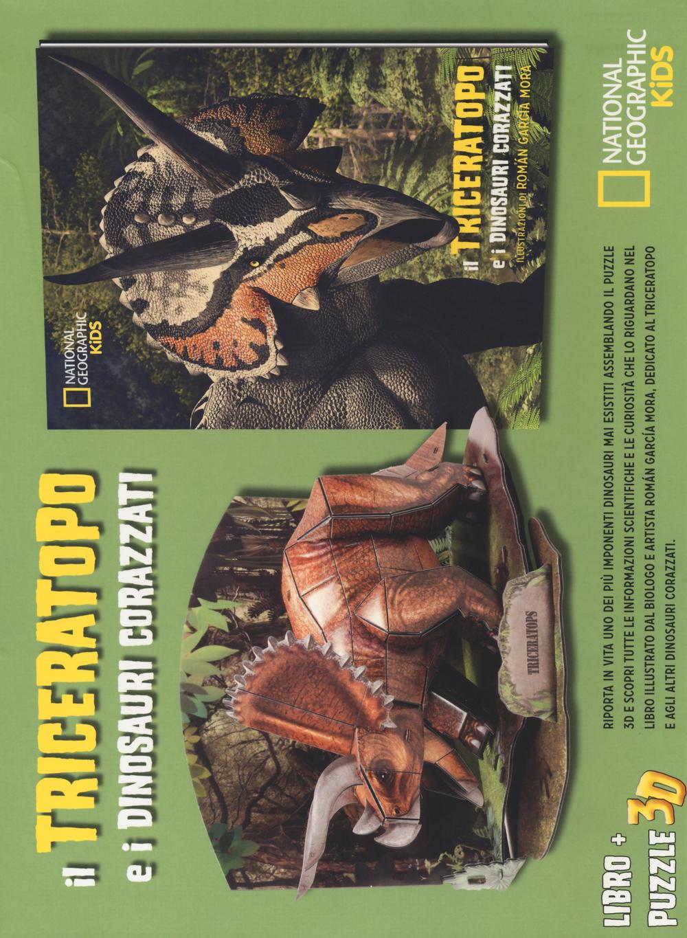Il triceratopo e i dinosauri corazzati. Dinosauri 3D