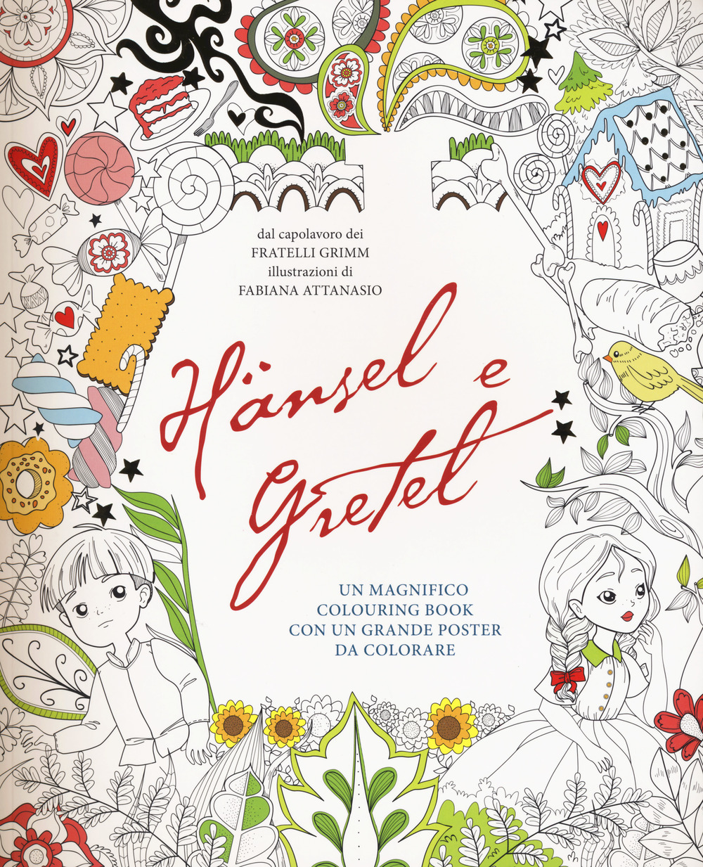 Hänsel e Gretel. Colouring book