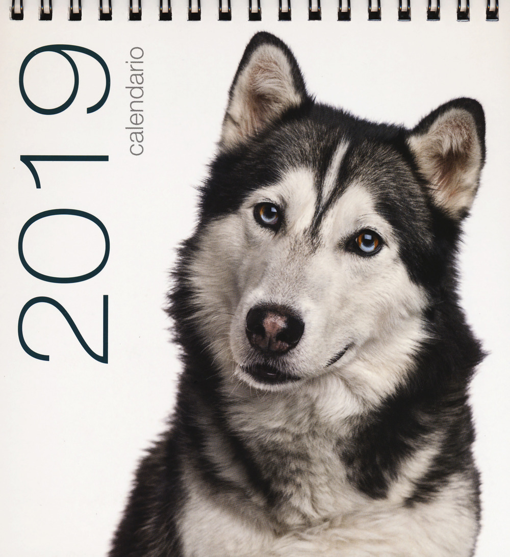 Cani. Calendario da tavolo 2019