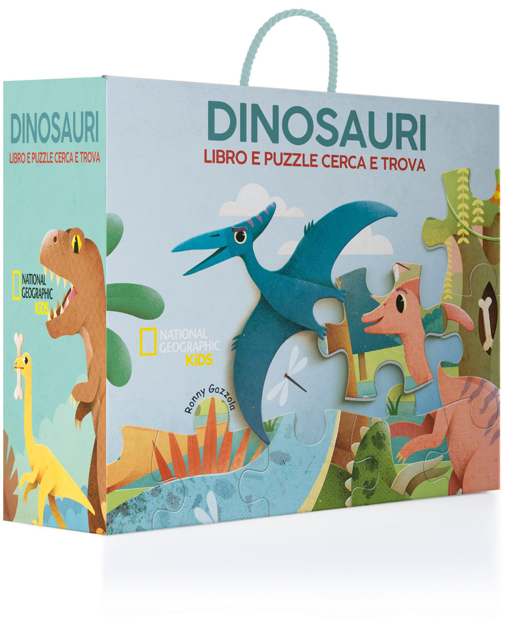 Dinosauri. Libro e puzzle cerca e trova