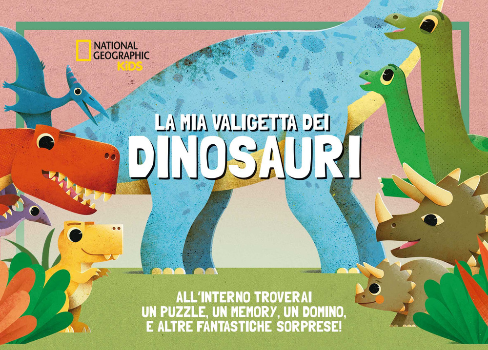 La mia valigetta dei dinosauri. Con un puzzle, un memory, un domino e altre fantastiche sorprese