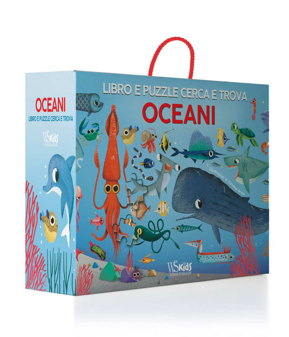 Oceani. Libro e puzzle cerca e trova