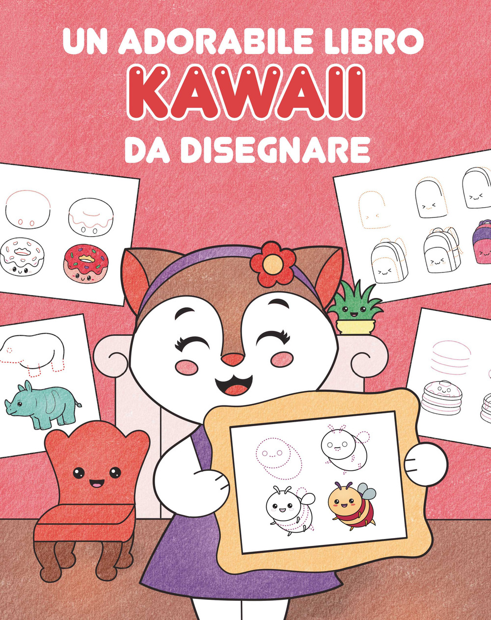 Un adorabile libro kawaii da disegnare
