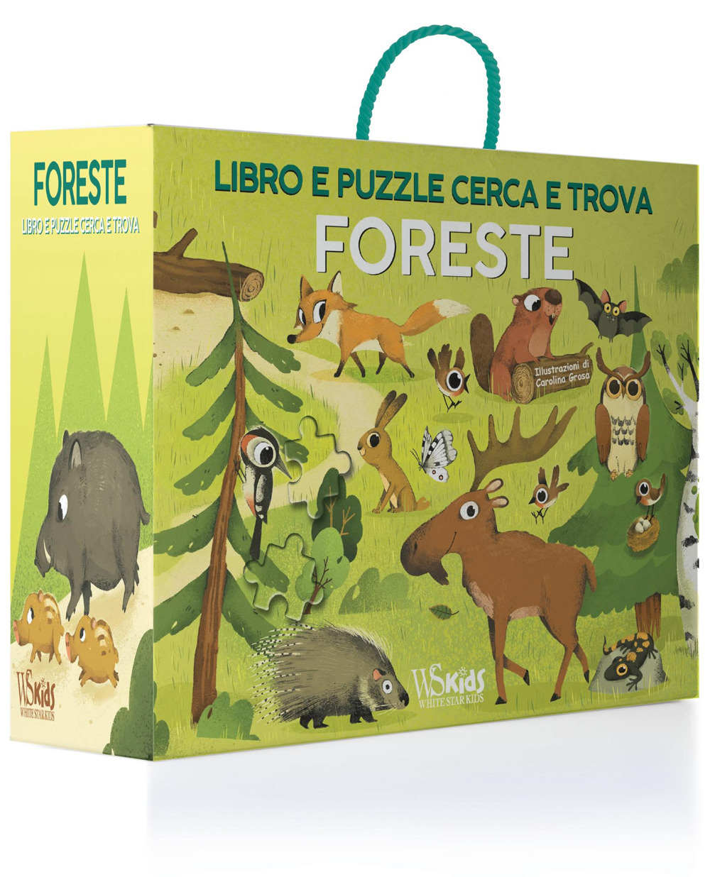 Foreste. Libro e puzzle cerca e trova