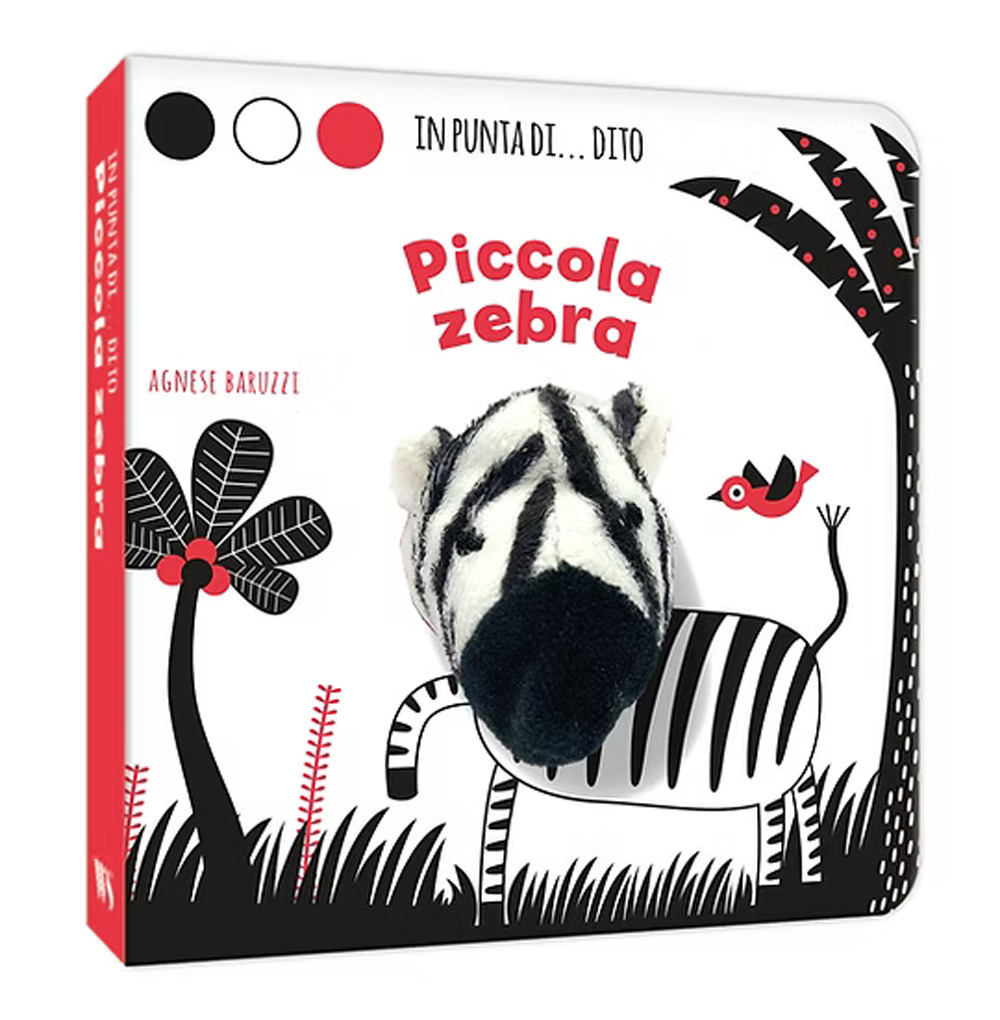 Piccola zebra. In punta di dito