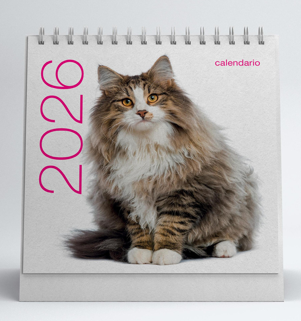 Gatti. Calendario da tavolo 2026