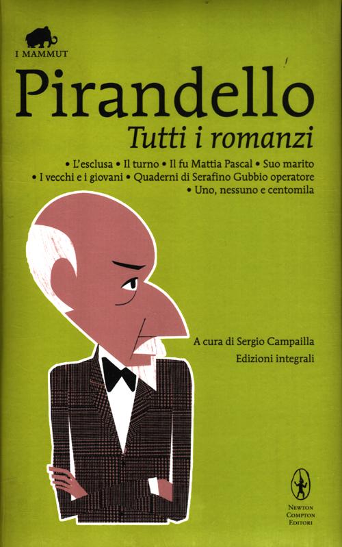 Tutti i romanzi: L'esclusa-Il turno-Il fu Mattia Pascal-Suo marito-I vecchi e i giovani-Quaderni di Serafino Gubbio operatore-Uno, nessuno e centomila