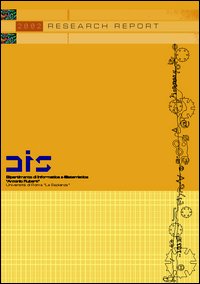 Dipartimento di Informatica e Sistemistica «Antonio Ruberti». Univertità di Roma «La Sapienza». Research report 2002