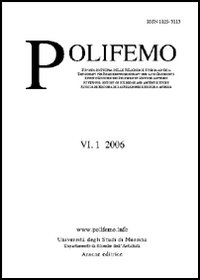 Polifemo. Rivista di storia delle religioni e storia antica. Vol. 6