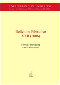 Bollettino filosofico. Vol. 22: Forma e immagine