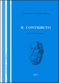 Il contributo. Vol. 1