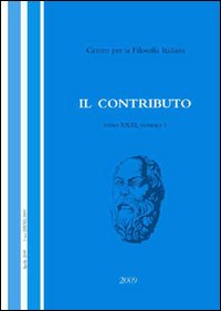 Il contributo. Vol. 1