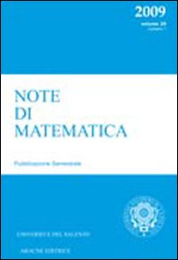 Note di matematica