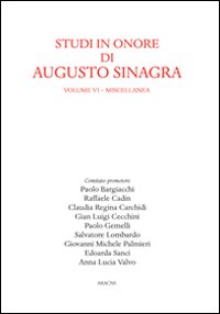 Studi in onore di Augusto Sinagra. Vol. 6: Miscellanea