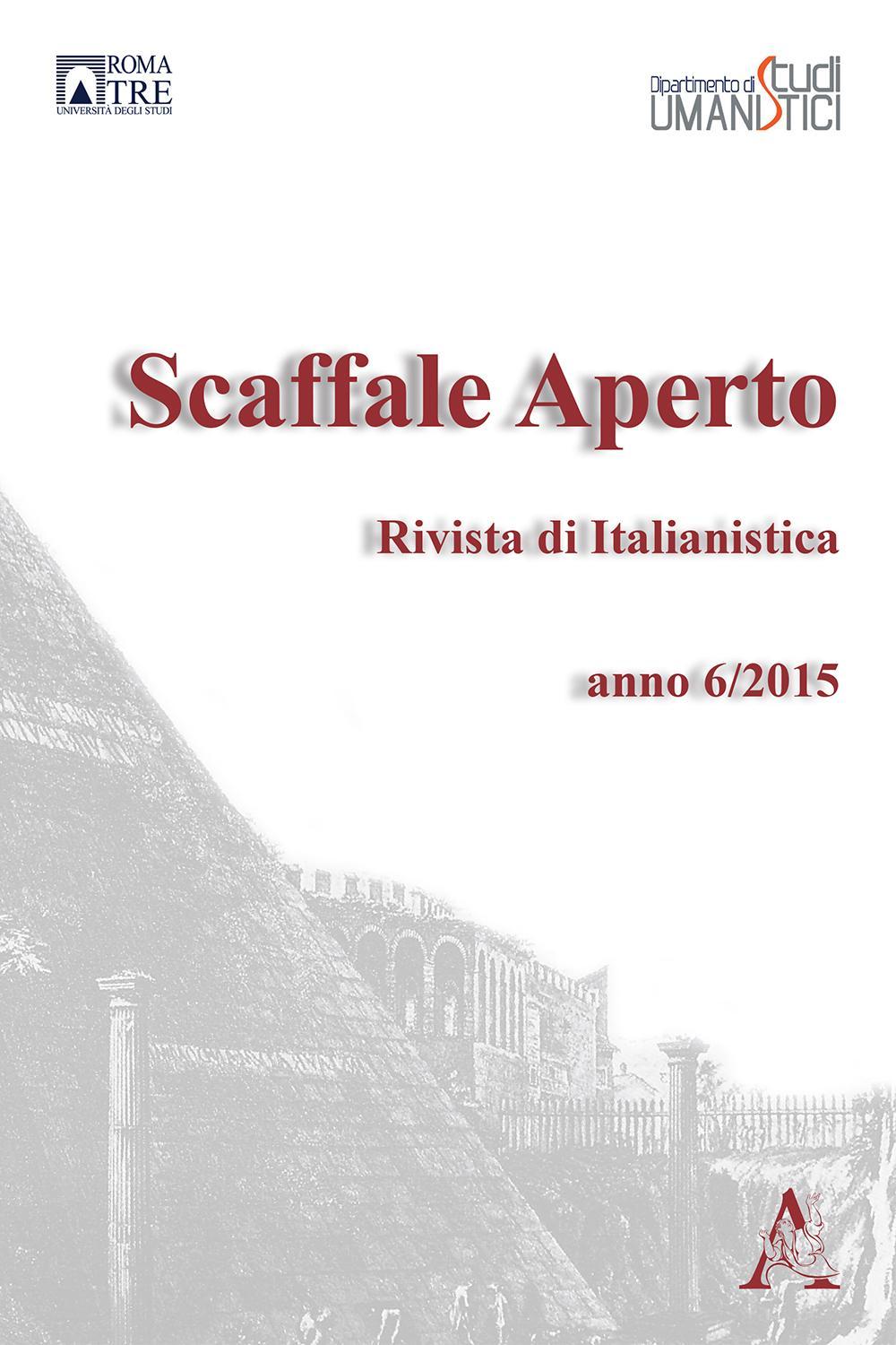 Scaffale aperto. Rivista di italianistica