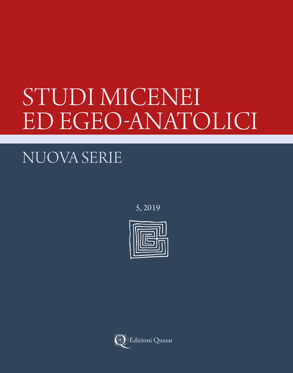 Studi micenei ed egeo-anatolici. Nuova serie. Ediz. inglese. Vol. 5