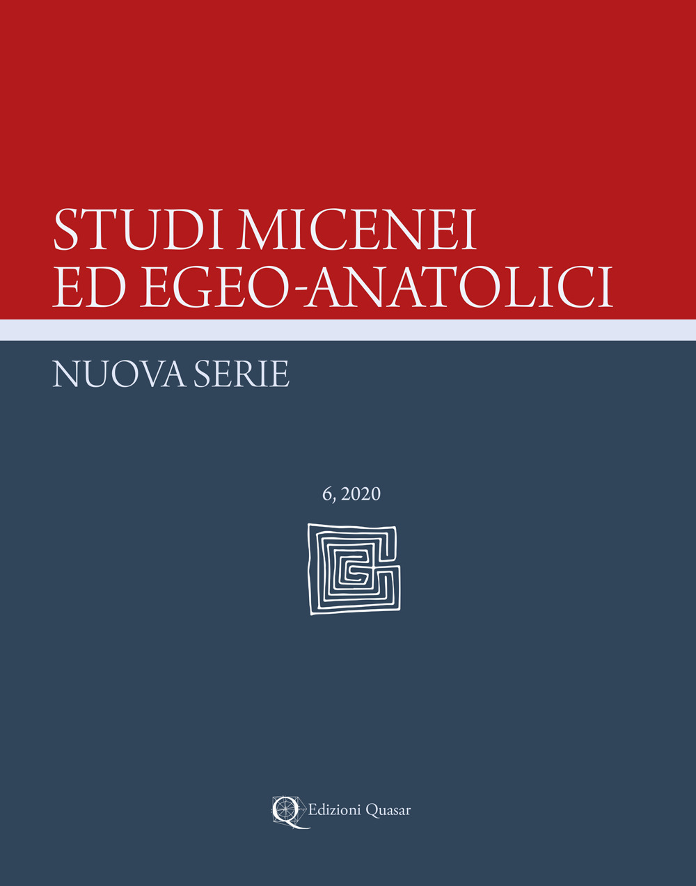 Studi micenei ed egeo-anatolici. Nuova serie. Vol. 6