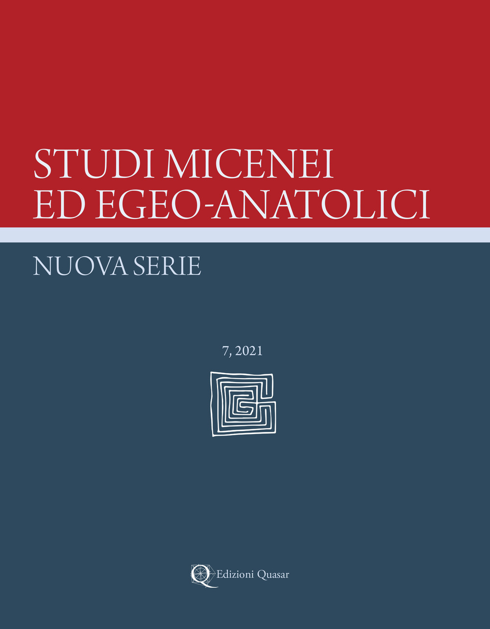 Studi micenei ed egeo-anatolici. Nuova serie. Vol. 7