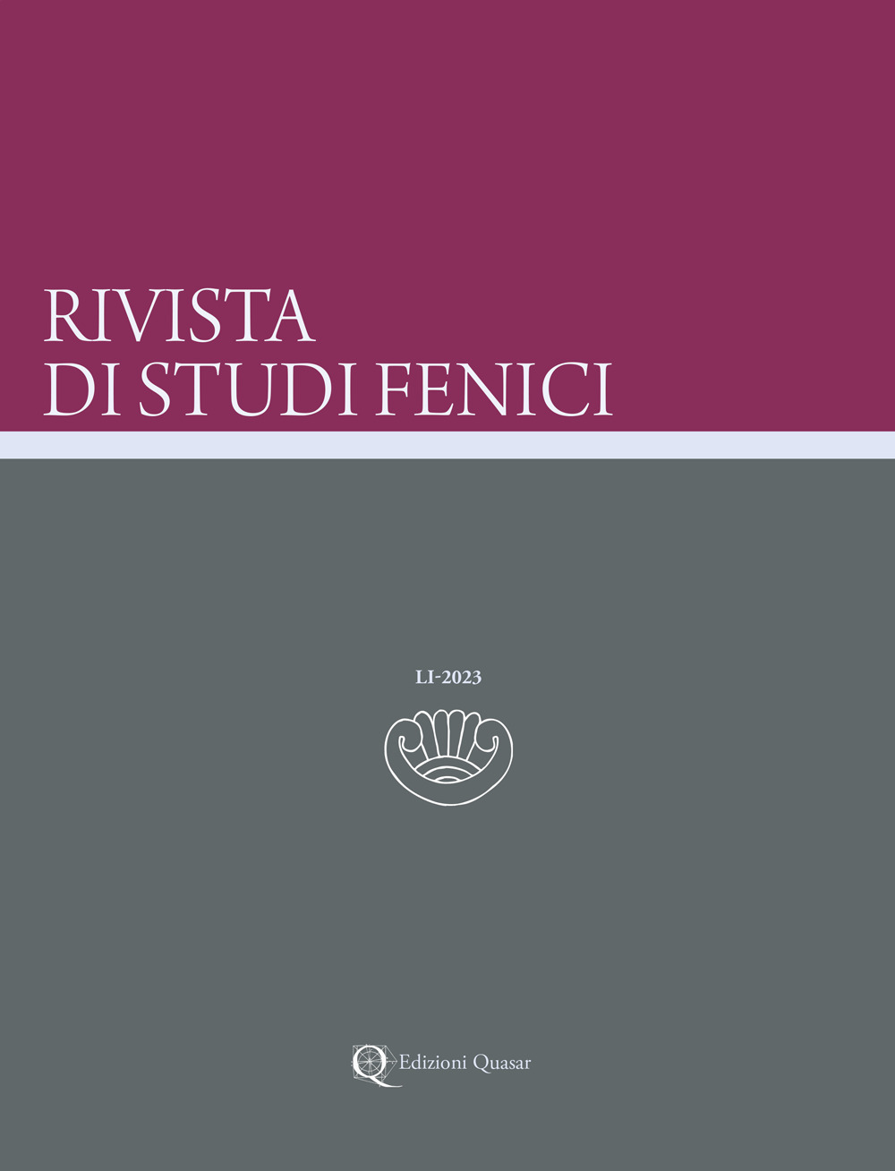 Rivista di studi fenici. Vol. 51