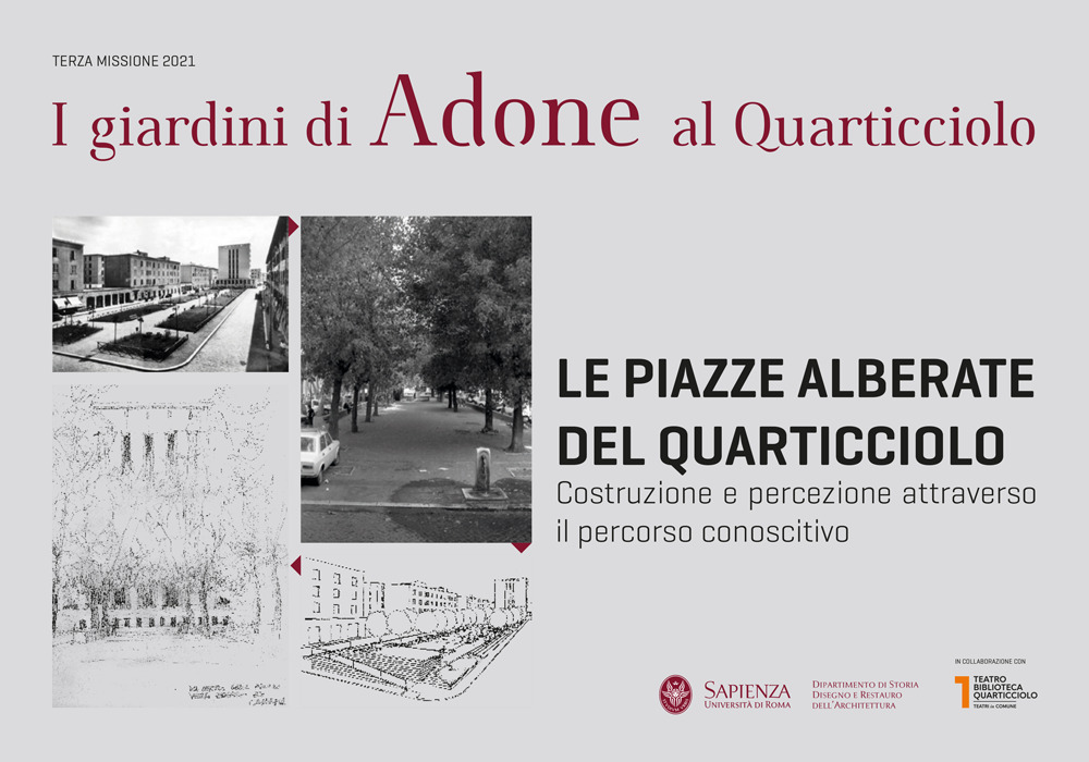 Le piazze alberate del Quarticciolo. Costruzione e percezione attraverso il percorso conoscitivo. Catalogo della mostra (Roma, 16 dicembre 2022-20 aprile 2023)